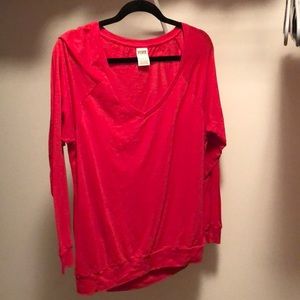 VS Pink over sized long sleeve